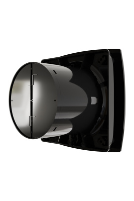 Вентилятор накладной WAVE D100 обр.клапан Black classic ERA