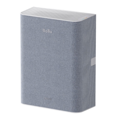 Приточный очиститель воздуха Ballu ONEAIR ASP-100 серый с датчиком CO2 и нагревательным элементом