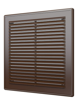 Решетка вентиляционная Р сетка разъемная 250х250 пластик Brown ERA