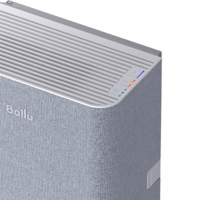 Приточный очиститель воздуха Ballu ONEAIR ASP-100 серый с датчиком CO2 и нагревательным элементом