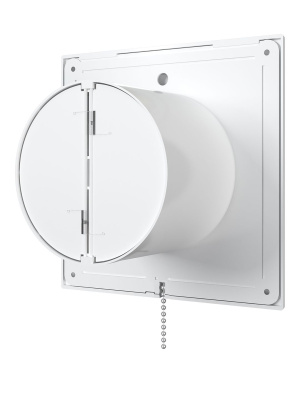 Вентилятор накладной E D100 сетка обр.клапан тяг.выкл. ERA