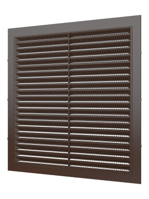 Решетка вентиляционная С сетка 235х235 пластик Brown ERA