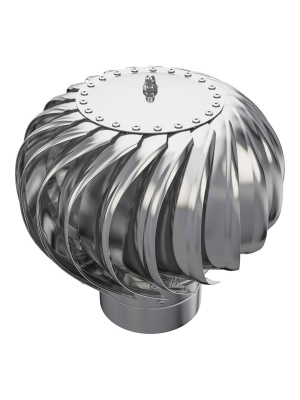 Турбодефлектор ТД фланец D120 нерж.сталь ERA