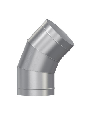 Отвод OTG D315 45° оцинк.сталь ERA PRO