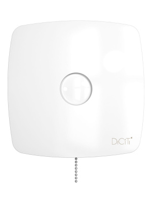 Вентилятор накладной RIO D100 обр.клапан тяг.выкл. DICITI