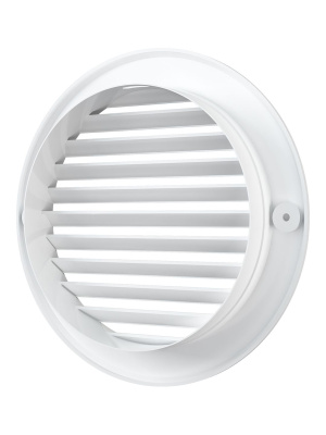 Решетка вентиляционная РК фланец D125 D161 пластик ERA