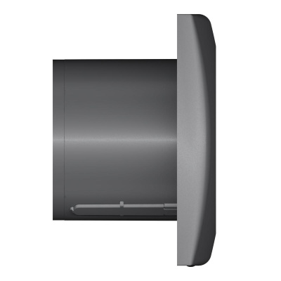 Вентилятор накладной AURA D100 обр.клапан Dark gray metal DICITI