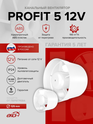 Держатель RDH D125 пластик ERA